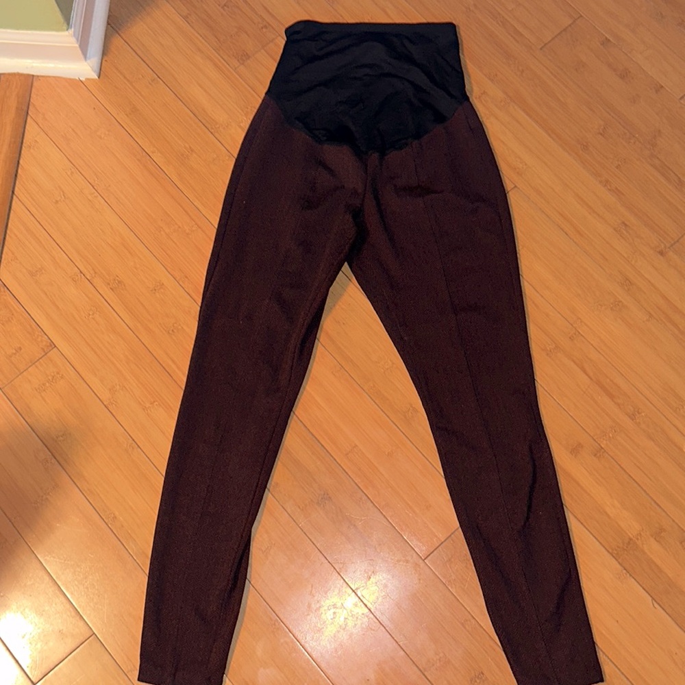 Maternity work legging style pant old navy size S